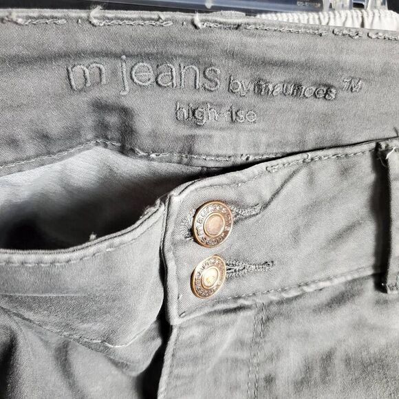 Maurices M Jeans Gray High Rise Skinny Pants Women’s Plus Size 16W REPREVE Eco S - Picture 4 of 6